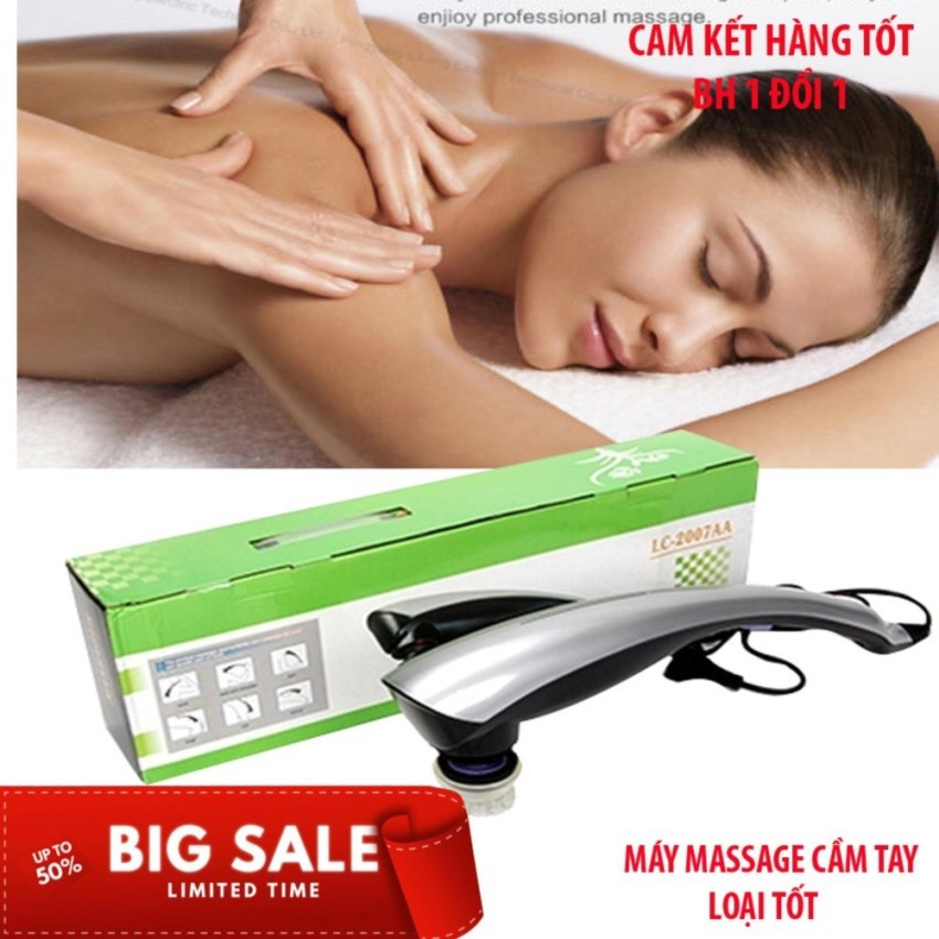 Máy Massage Cầm Tay 3 Đầu Energy King LC-2007AA