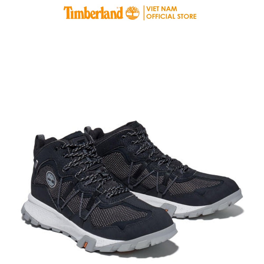 [SALE] Timberland Giày Thể Thao Nam Garrison Mid Fab Wp - Black Mesh - TB0A2A1R