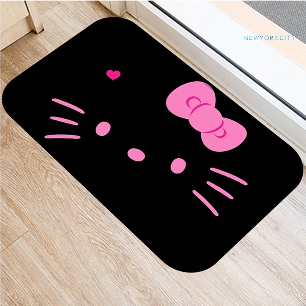 Thảm lót cửa chùi chân Chống Trượt Họa Tiết Hoạt Hình Dễ Thương