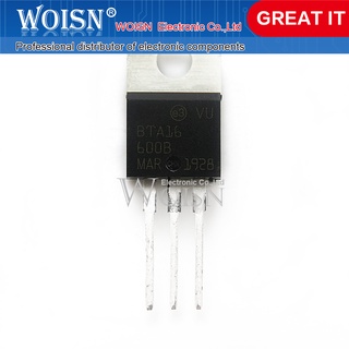 5 chiếc bta16-600b bta16-600 bta16 to-220 16a 600v mới chính hãng còn hàng