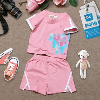 Bộ bé gái chất thun cotton cao cấp, siêu đẹp 16 - 30kg, màu hồng (hình ảnh shop tự chụp)