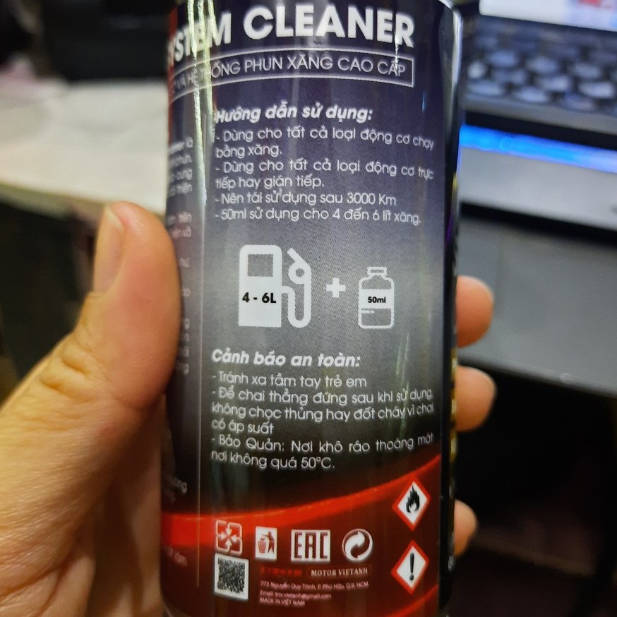 Phụ gia Xtream súc rửa động cơ và tẩy carbon xăng