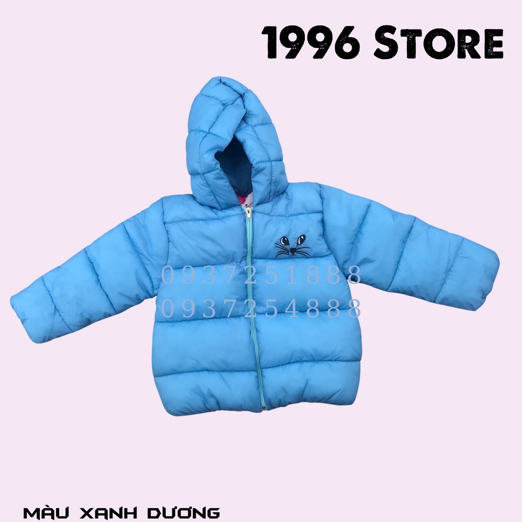 Áo phao cho bé gái nhồi bông trẻ em SIÊU NHẸ có mũ 2-4 tuổi 7-25kg | BigBuy360 - bigbuy360.vn