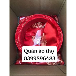 Combo : Áo Gấm , quần lụa & Khăn xếp mừng thọ cho các cụ