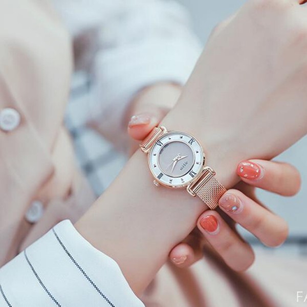 Combo đồng hồ nữ julius hàn quốc JA-728D và lắc tay julius ( Vàng đồng ) | BigBuy360 - bigbuy360.vn