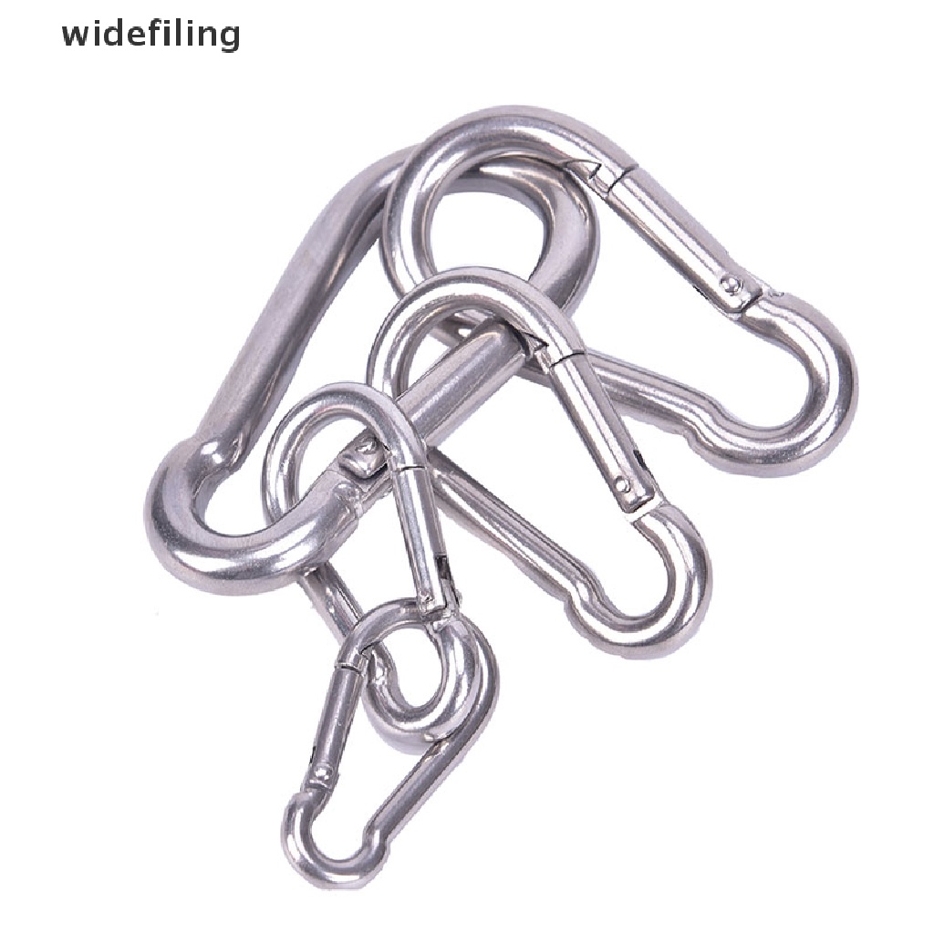 Móc Khóa Carabiner Bằng Thép Không Gỉ 304 Tháo Gỡ Nhanh