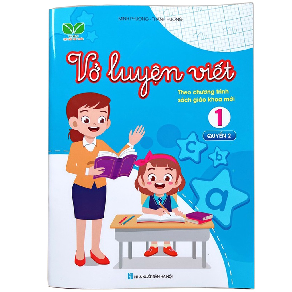 Sách - Bộ Vở Luyện Viết Lớp 1 – Theo Chương Trình Sách Giáo Khoa Mới 2021 – Tủ Sách Kết Nối Tri Thức