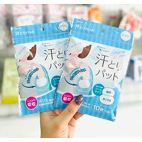 [Hỏa tốc HCM] Set 10 miếng dán thấm mồ hôi nách KYOWA - Nội địa Nhật Bản