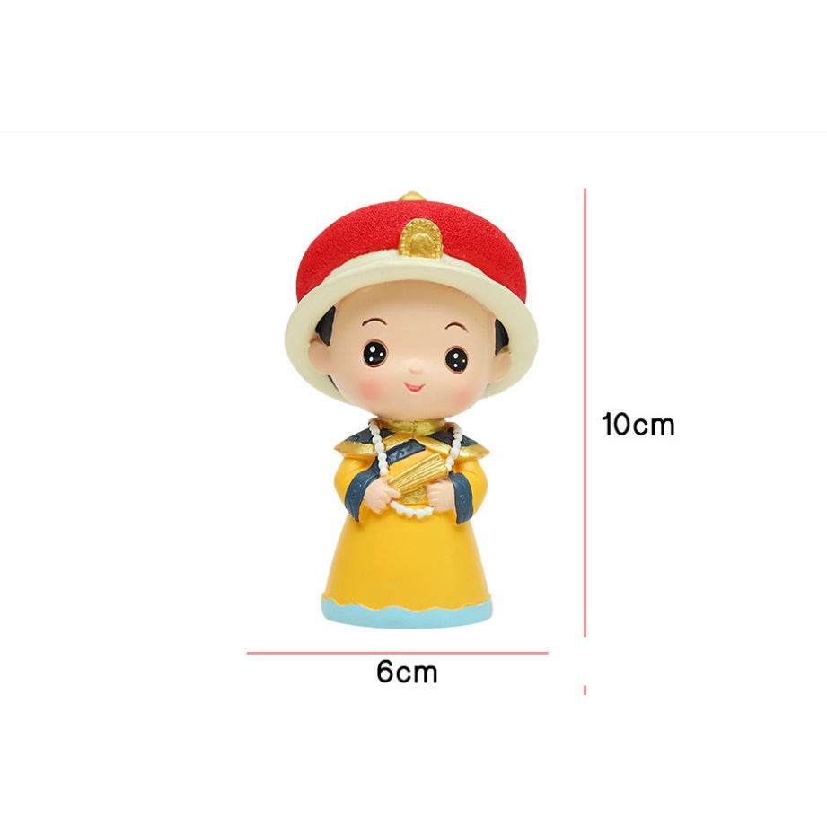 Mô hình đức Vua và Hoàng Hậu nhà Thanh