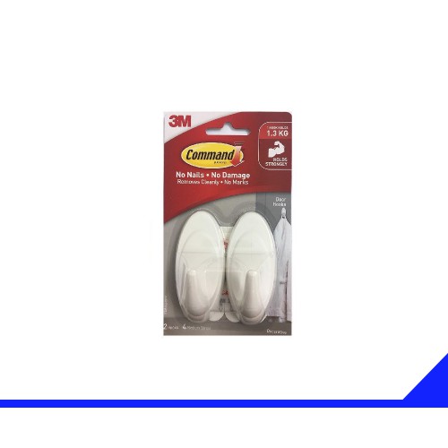 2 Cái móc treo kiểu tròn 3M Command 1.3Kg