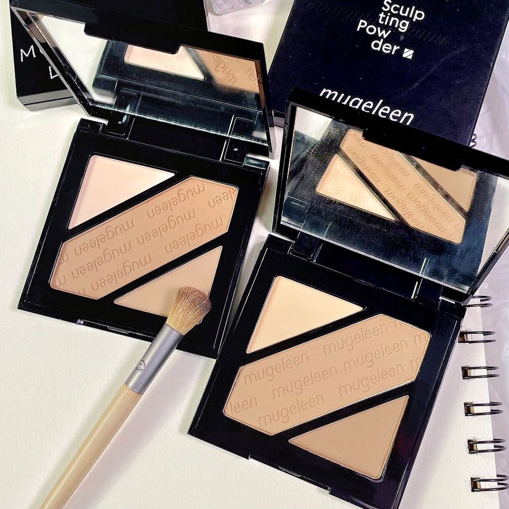 Bảng Phấn Bắt Sáng 2 / 3 Màu Lì 3D Lâu Trôi Làm Sáng Da Dành Cho Trang Điểm Mặt / Mũi