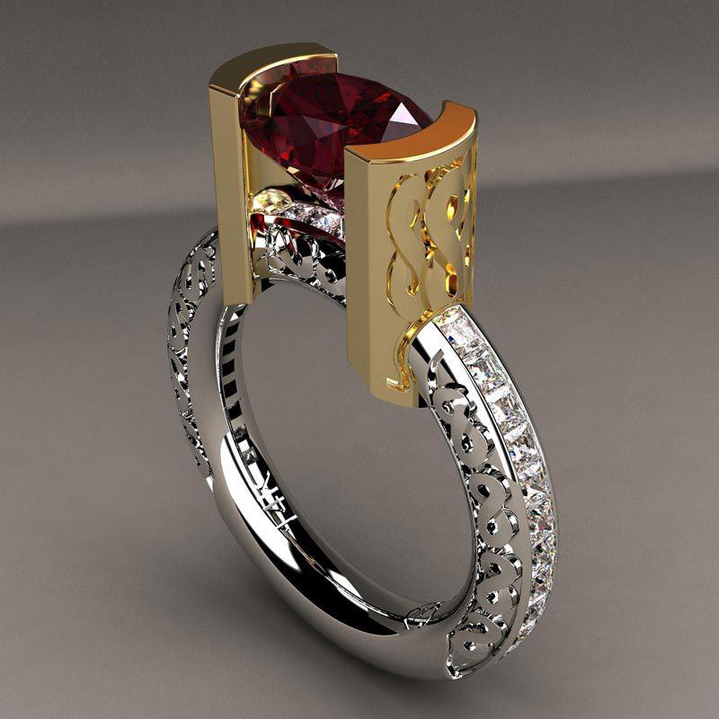 Nhẫn Ruby ​​dát Sang Trọng
