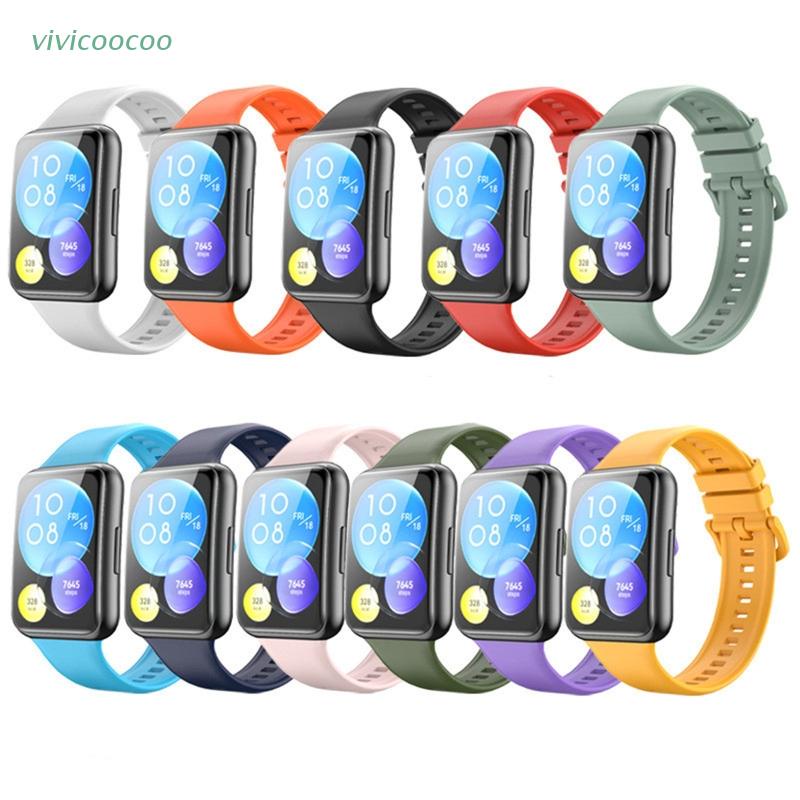 Dây Đeo Silicone Thay Thế Cho Đồng Hồ Thông Minh Huawei Watch Fit 2