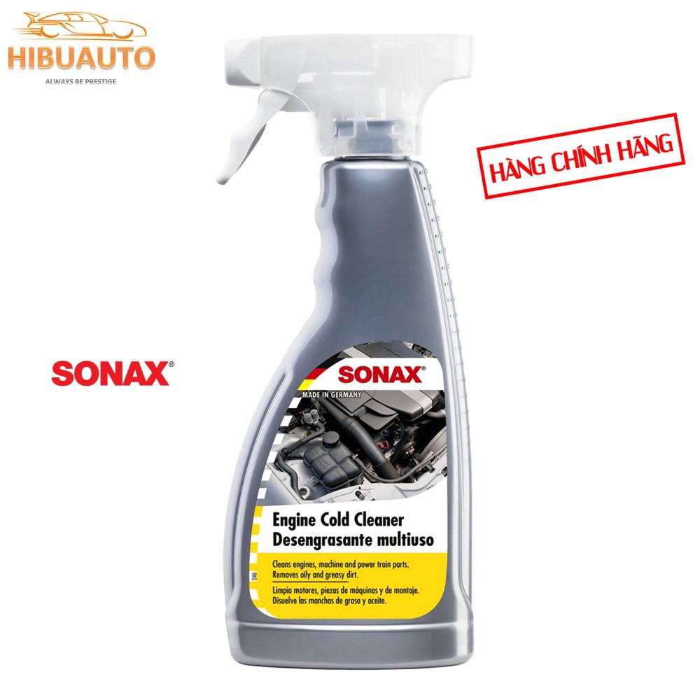 Shampoo Làm Sạch Khoang Động Cơ Xe SONAX Engine and Cold Cleaner SN543200