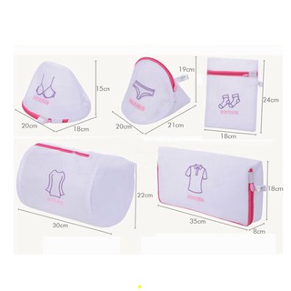 Bộ 5 túi lưới bảo vệ đồ giặt