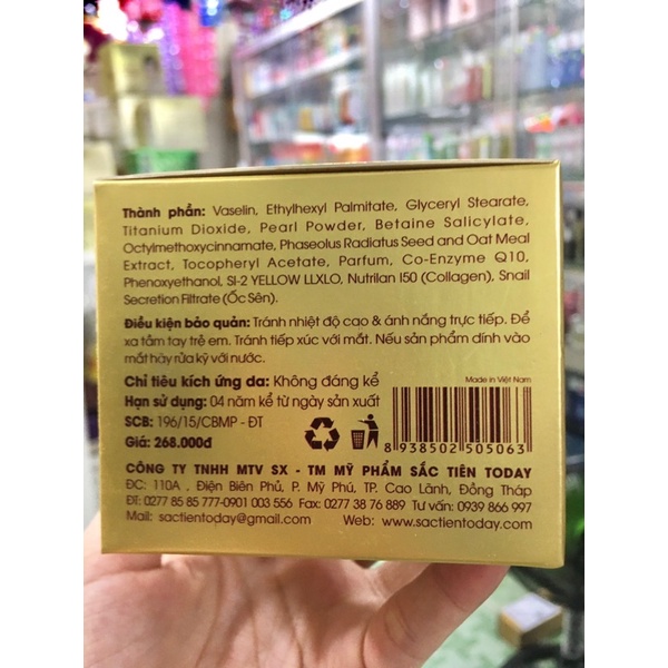 {chính hãng-giá sỉ} kem Sắc Tiên nám-trắng da hủ lớn 25g(giá in trên hủ 268k)