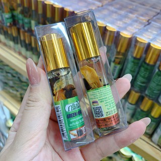 Dầu gió Thái lăn sâm thảo dược Green Herb Oil 8cc