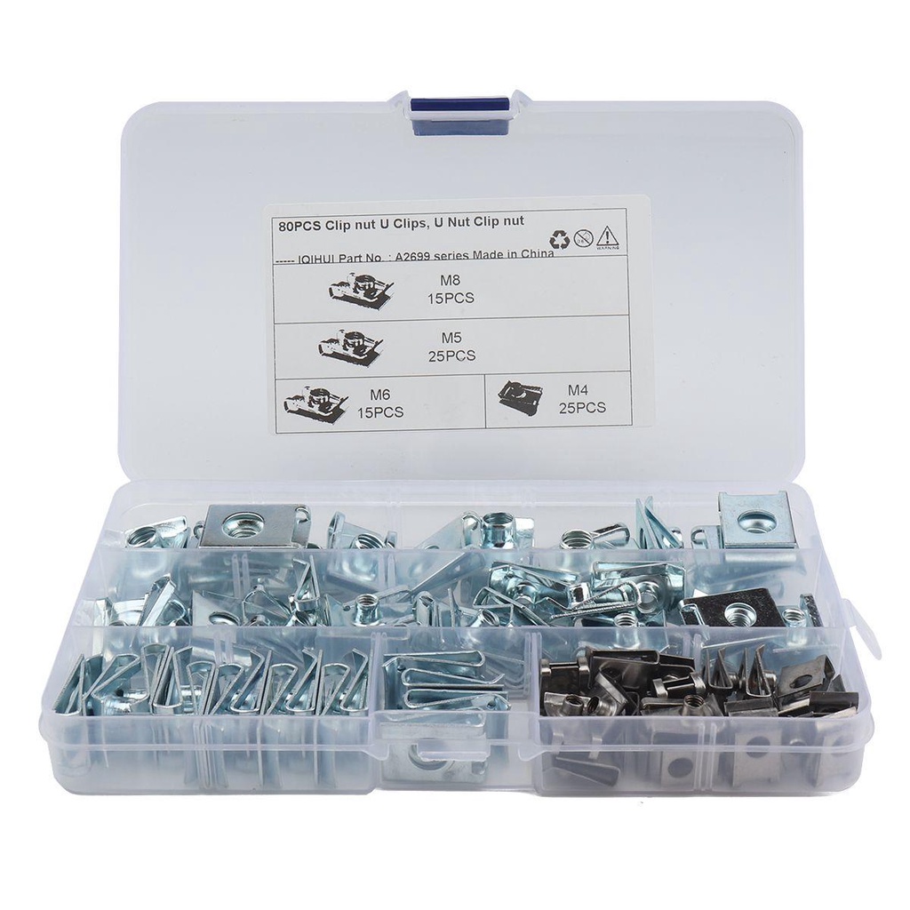 Set 80 Nút Chốt Cài Tự Dính Hình Chữ B Chuyên Dụng