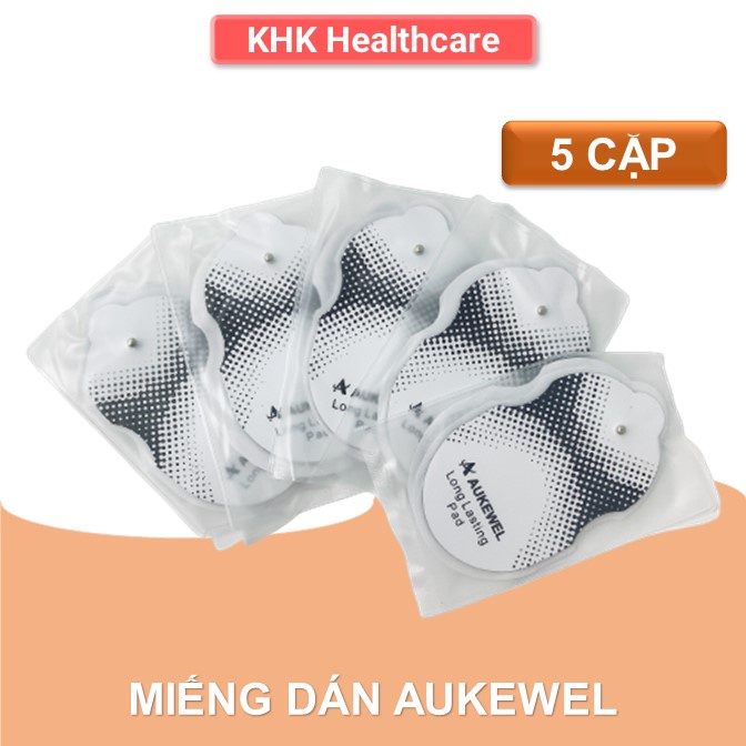 Combo 5 Cặp Miếng dán xung điện #Dr.Ho #Aukewel (màu trăng)