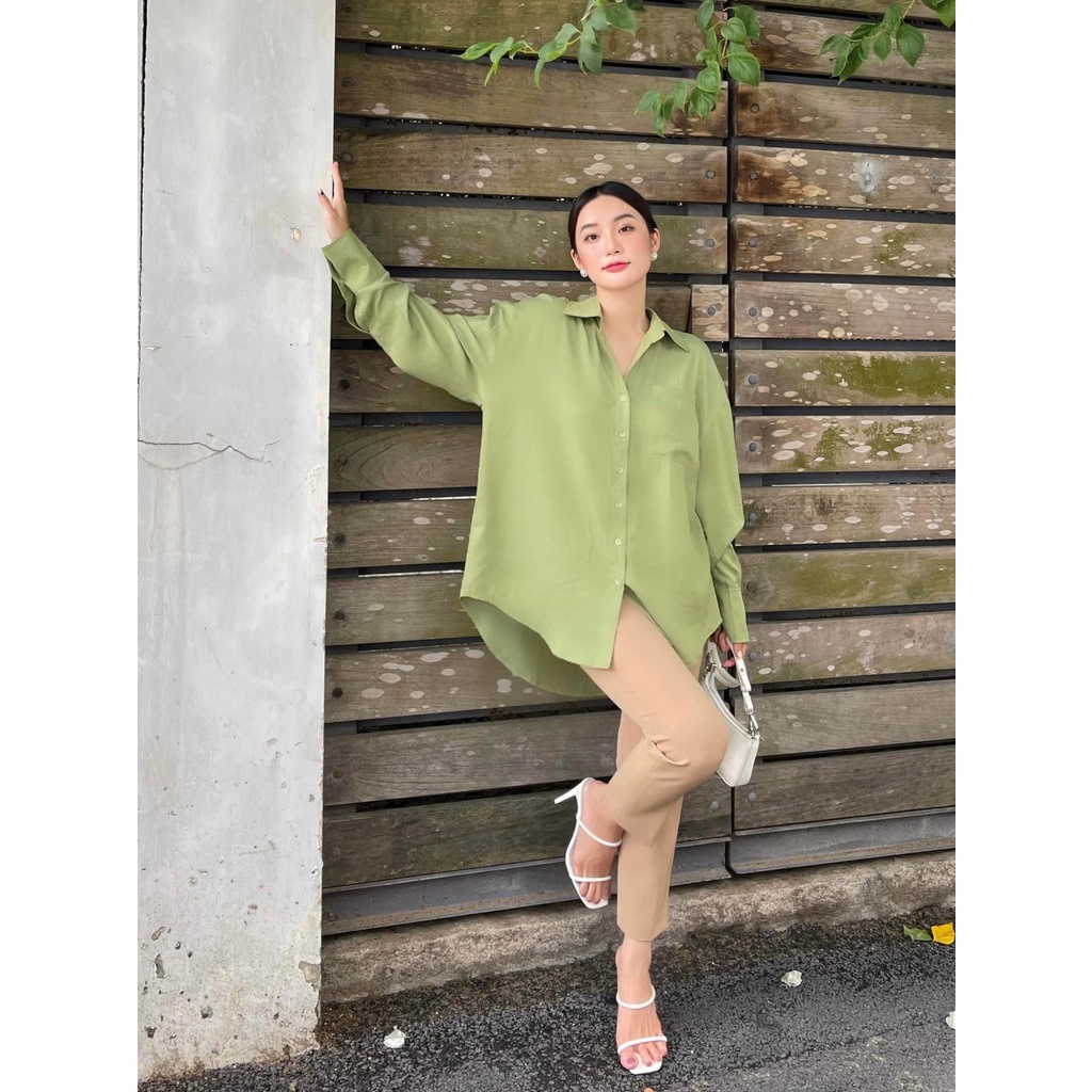 Remi Shirt - TIT.Elegant - Áo sơ mi chất liệu Linen đũi cao cấp