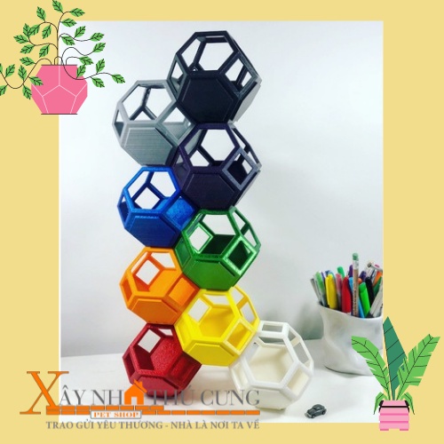 Chậu cây nhựa trồng cây cảnh để bàn, cây hoa kiểng, cây văn phòng