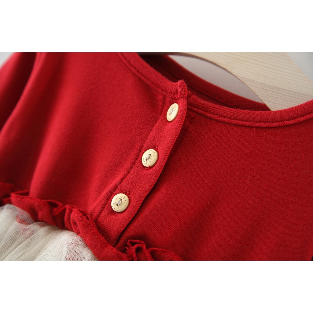Váy công chúa viền bèo bé gái size 9-15kg VT10?