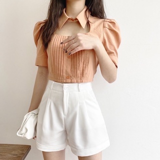 {38:S76}Quần Short Nữ Gập Gấu - SL05