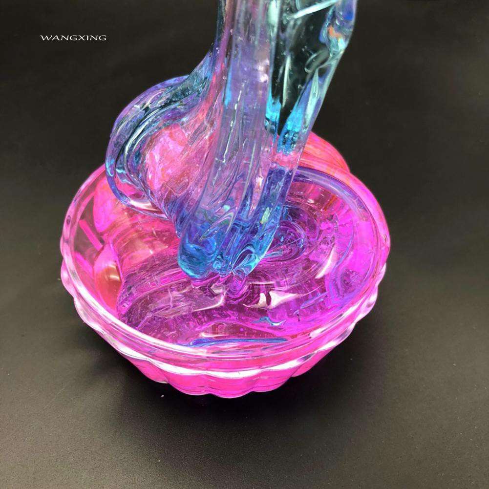 Hộp slime trong suốt màu độc đáo thủ công