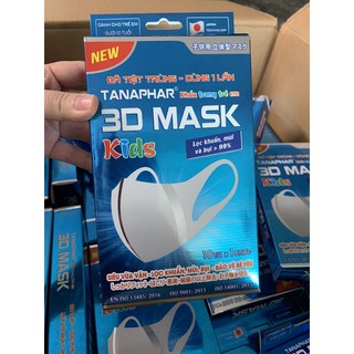 Khẩu Trang 3D Mask Kid trẻ em (Hãng Tânphar) Tiệt trùng từng cái