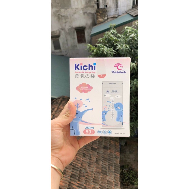 Túi Trữ Sữa Kichilachi Hộp 30 Túi 100ml