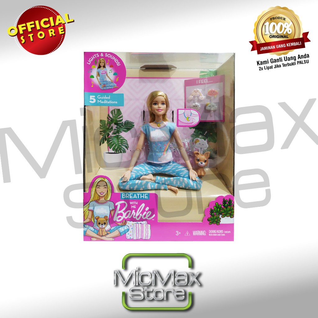 Búp Bê Barbie Ngồi Thiền Tập Yoga Dễ Thương Xinh Xắn