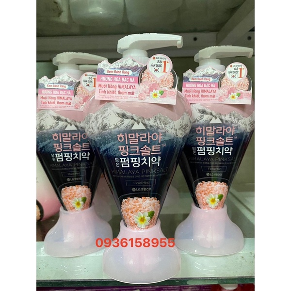 kem đánh răng muối hồng HIMALAYA hương Hoa Bạc Hà 285g