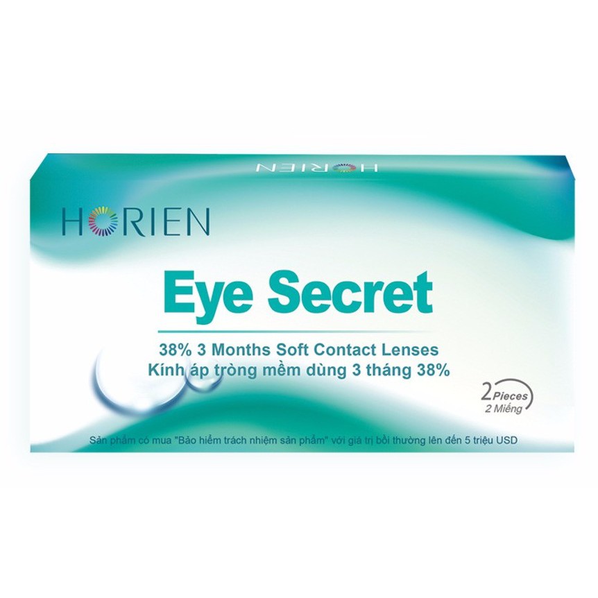 Kính Áp Tròng Không Màu Dùng 3 Tháng Eye Secret