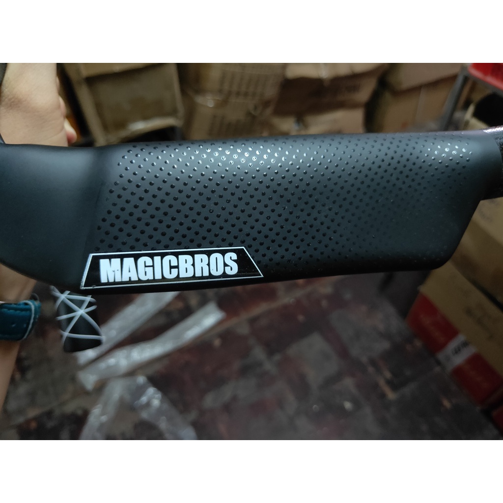 Ghi đông Carbon cho xe đạp Road MagicBros bản dẹt