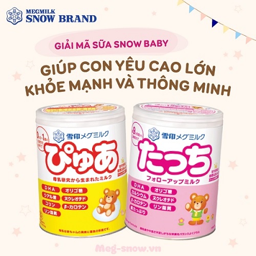 Sữa bột Snow baby số 0 820gr [HSD 10/2024]