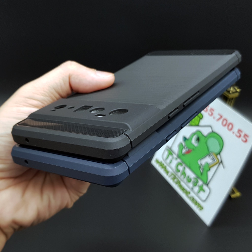 [Ảnh Thật] Ốp Lưng Google Pixel 6 PRO Dẻo Carbon Phay Xước Chống Sốc
