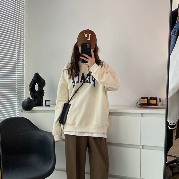 Áo nỉ sweater hoodie đôi nam nữ thời trang trẻ chữ PAEAN hàng quảng châu cao cấp co dãn from rộng hot LALLAMOTION 21 | BigBuy360 - bigbuy360.vn