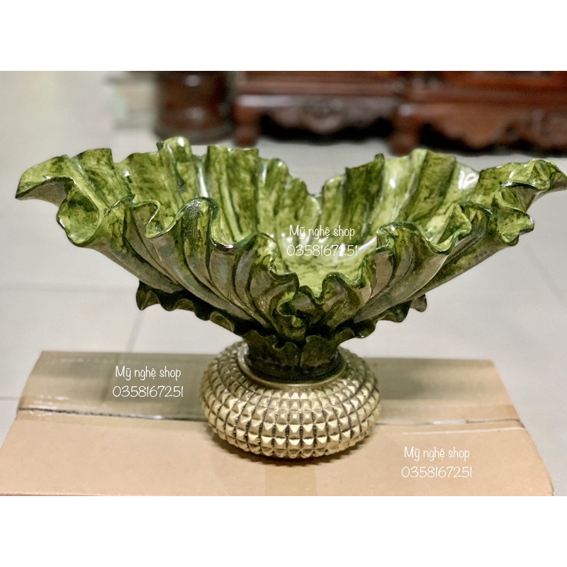 Bình hoa composite,dĩa bày hoa quả, cắm hoa, decor, trang trí, quà tặng sinh nhật, tân gia, bình hoa giả, mã lá cải