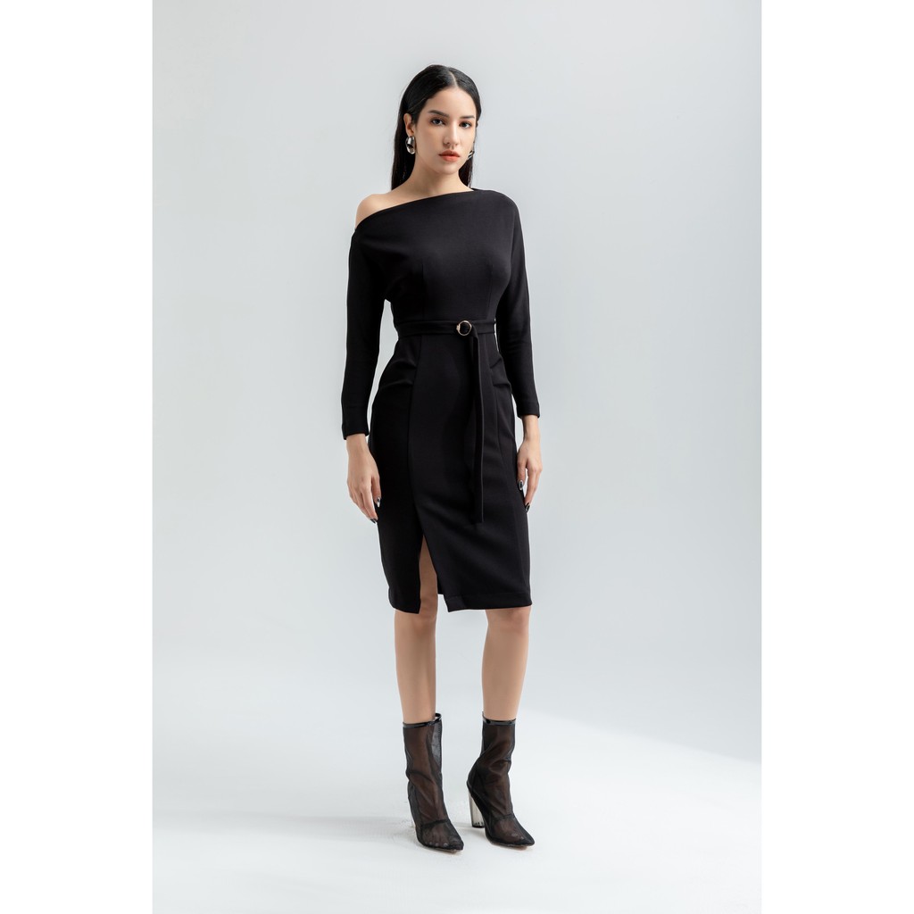 Đầm trễ vai tay lỡ thiết kế IVY moda MS 42C5924