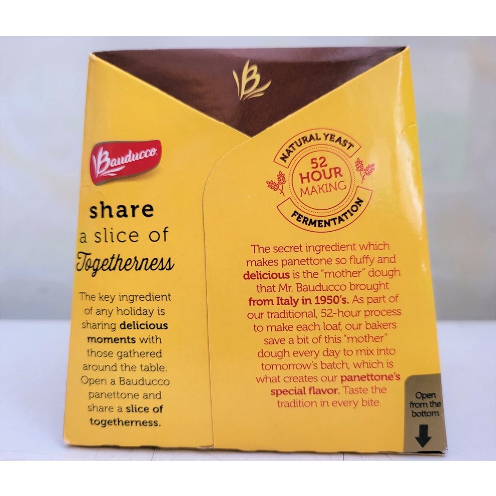[Hộp 100g - CHOCOLATE] BÁNH BÔNG LAN SÔ CÔ LA MINI [Brazil] BAUDUCCO Chocolate Mini Panettone