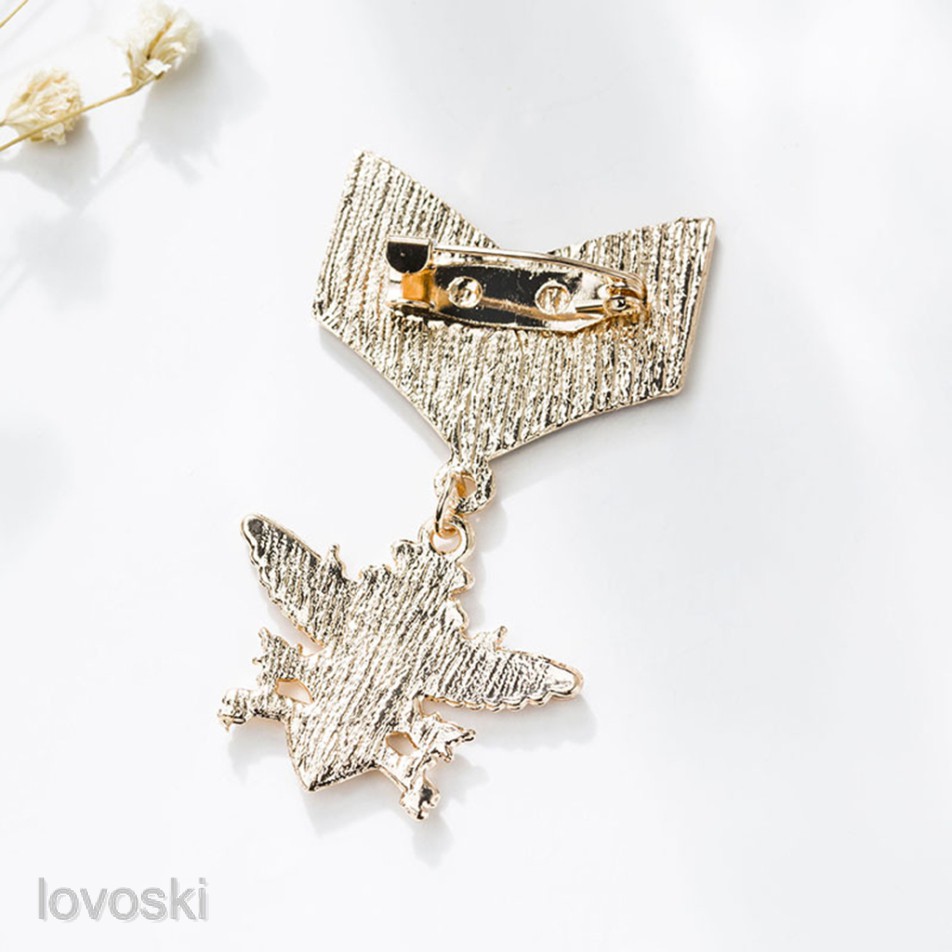 [Lovoski] Trâm Cài Áo Vest Màu Vàng MagiDeal Sang Trọng Cho Nam