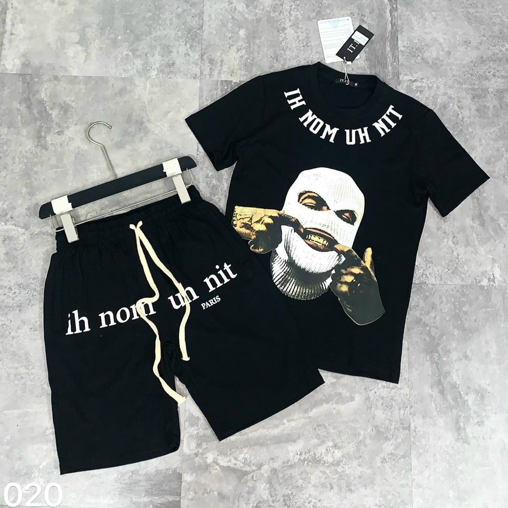 Bộ Thun Nam Mùa Hè, Bộ Quần Áo Nam Unisex In Hình Ninja 3D Phong Cách Trẻ Trung Năng Động Chất Thun Co Dãn 4C - BN05