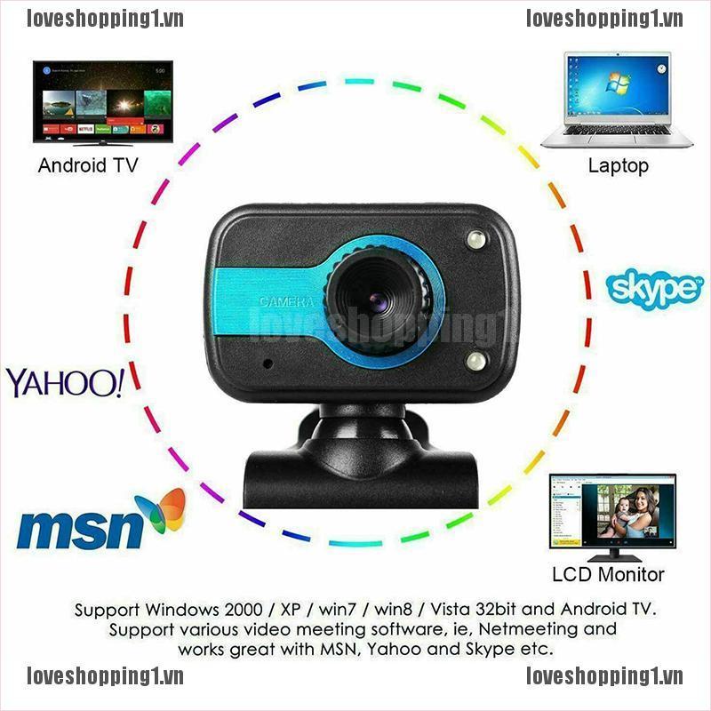 Webcam gắn máy tính bàn tích hợp micro chất lượng cao tiện dụng | BigBuy360 - bigbuy360.vn