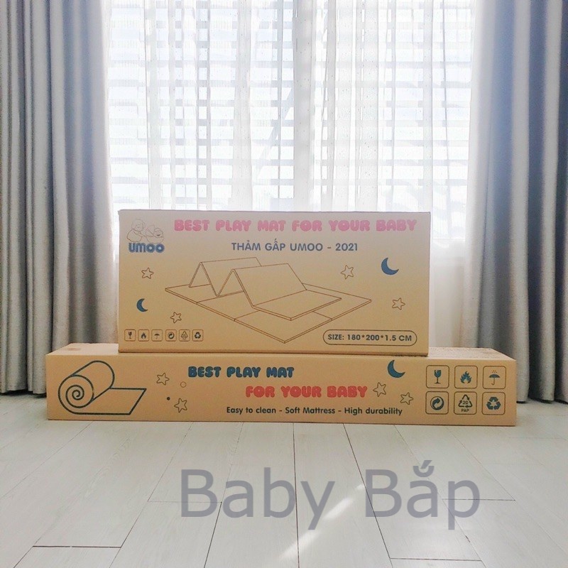 Thảm Cuộn Cao Cấp Phủ Silicon Chống Va Đập Umoo UM-0767 - Shop BabyBap