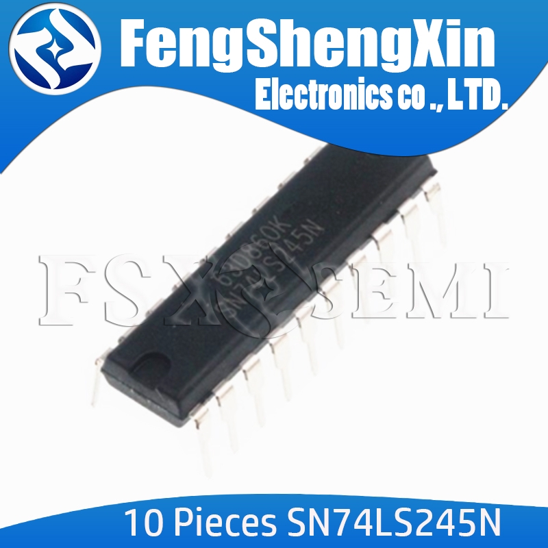 Bộ 10 Ic Chất Lượng Cao Sn74Ls245N Dip20 Sn74Ls245 Dip 74ls245n Dip-20 74ls245 Hd74Ls245P