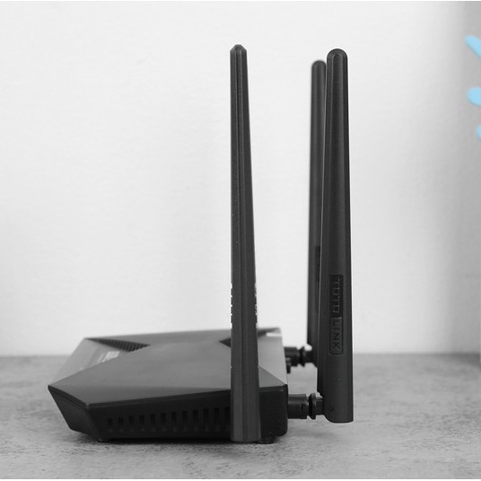 Bộ Phát Sóng Wifi Router Chuẩn AC1200 Băng Tần Kép Totolink A3002RU V2 Đen