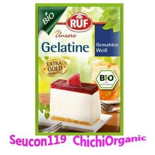 Bột gelatin hữu cơ làm thạch rau câu, kẹo dẻo cho bé ruf 9 g