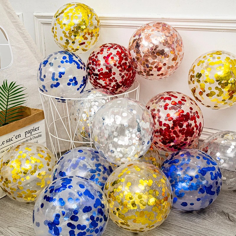 Bong Bóng Kim Sa Lấp Lánh Trang Trí Tiệc