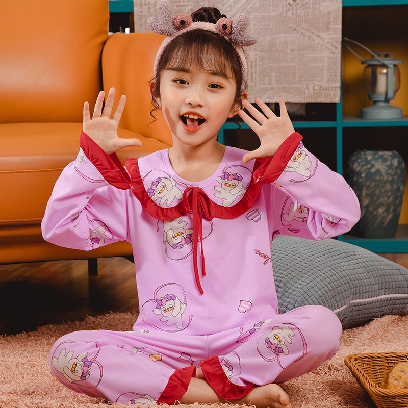 Bộ pijama tay dài cho bé gái