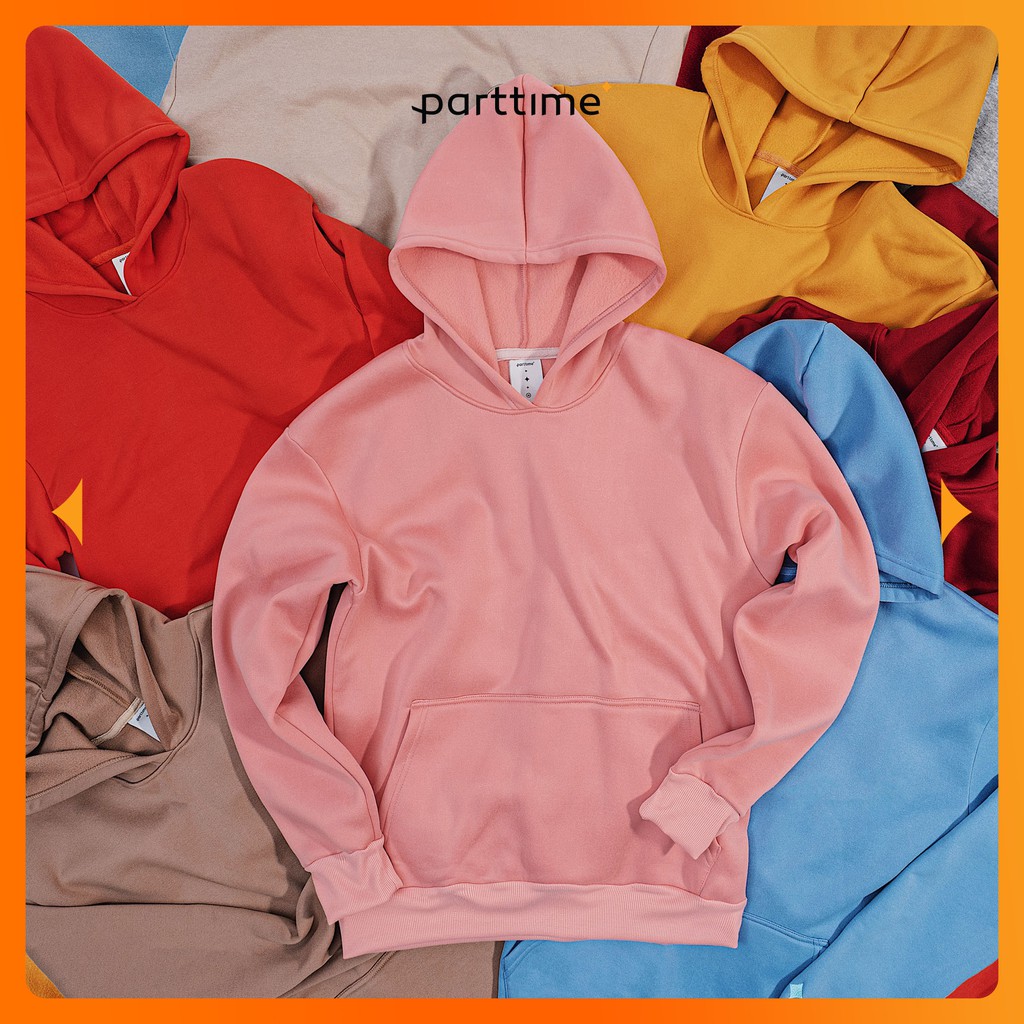 ÁO HOODIE UNISEX Daylife Màu Trơn Cao Cấp Thời Trang📸Ảnh Thật📸Áo Hoodie Form Rộng Mềm Mại 100% Cotton Chuẩn Parttime